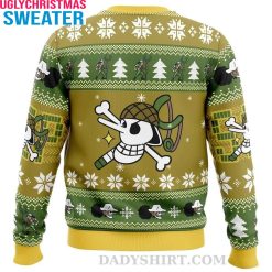 A Merry Blast With Usopp – One Piece Ugly Christmas Sweaters