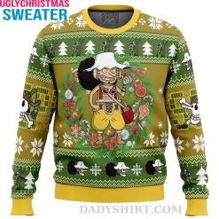 A Merry Blast With Usopp – One Piece Ugly Christmas Sweaters