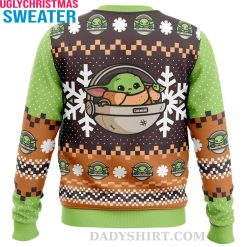 Adorably Festive – New Baby Yoda Star Wars Ugly Xmas Sweater