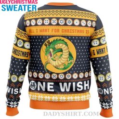 All I Want For Christmas Is One Wish – Christmas Sweater Dragon Ball Z