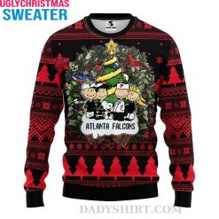 Atlanta Falcons Peanuts Characters Graphics – Snoopy Ugly Christmas Sweater
