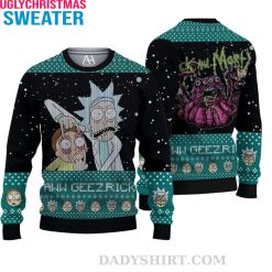 Aww Geez Rick – Rick And Morty Christmas Sweater
