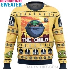 Baby Yoda The Child – Star Wars Mandalorian Ugly Xmas Sweater