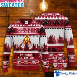 Budweiser Drinker Bells Drinker Bells Drinking All The Way – Budweiser Ugly Christmas Sweater