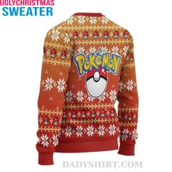 Charizard Christmas Graphics – Pokemon Xmas Sweater – Blaze Of Festive Fire
