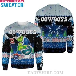 Dallas Cowboys Grinch With Toilet – Grinch Xmas Sweater
