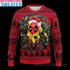 Deck The Halls With Pika Deadpool – Ugly Sweater Gifts For Him