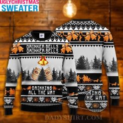Drinker Bells Drinker Bells Drinking All The Way – Tito’s Ugly Christmas Sweater