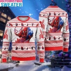 Embrace The Web Of Winter – Spiderman Ugly Christmas Sweater Gifts For Him