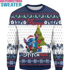 Get Cozy With A Merry Stitchmas Pine Tree Christmas Sweater – Gift Ideas