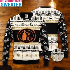 Get Festive With Tito’s Ugly Christmas Sweater Featuring The Iconic Tito’s Logo – Top Gift Pick