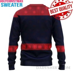 Get Merry With Spiderman’S Web And Snowflakes – Spiderman Ugly Christmas Sweater