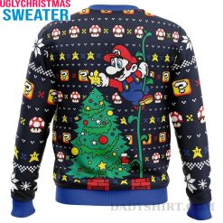 It’s A Tree Super Mario Bros – Mario Ugly Christmas Sweater