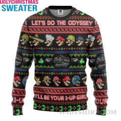 Let’s Do The Odyssey – Mario Ugly Christmas Sweater