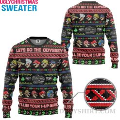 Let’s Do The Odyssey – Mario Ugly Christmas Sweater