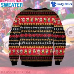 Minion Snow Day – Minion Ugly Christmas Sweater